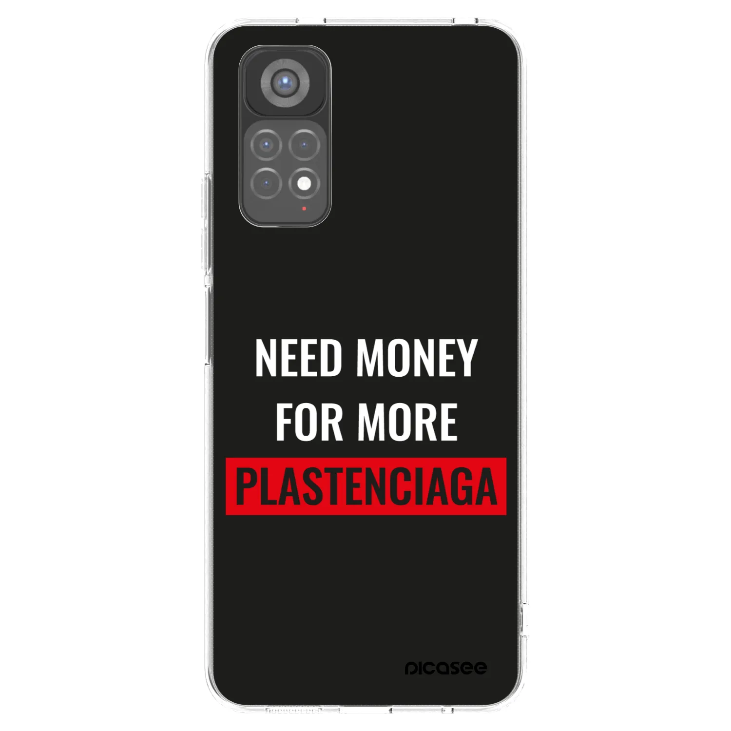 Picasee διαφανής θήκη σιλικόνης Xiaomi Redmi Note 11S 5G - More PLASTENCIAGA
