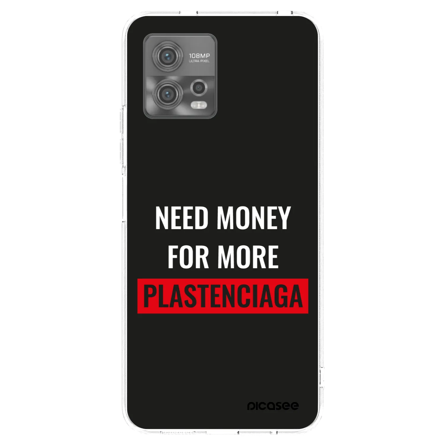 Picasee διαφανής θήκη σιλικόνης Motorola Moto G72 - More PLASTENCIAGA