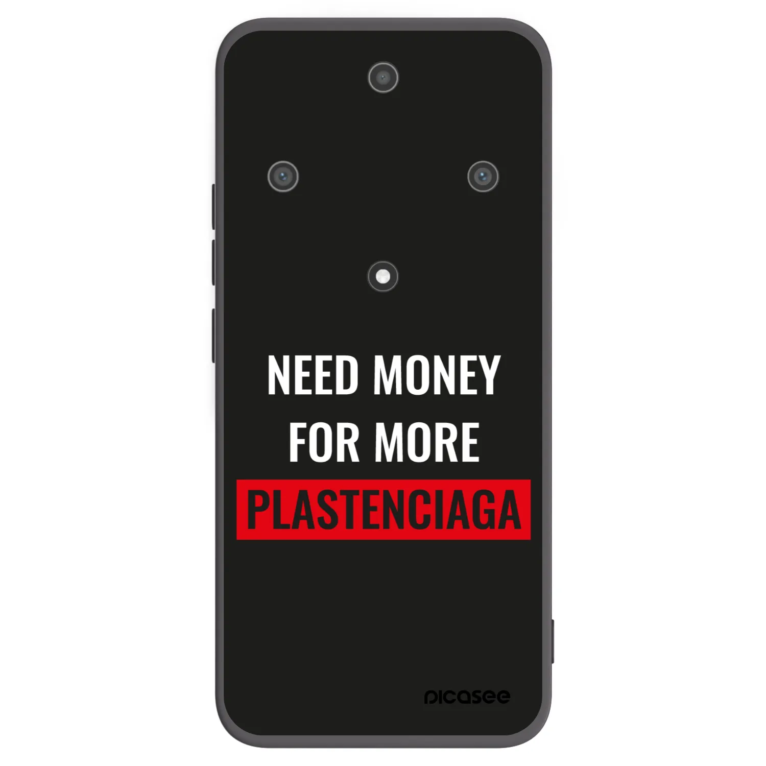 Picasee Μαύρη θήκη σιλικόνης για Honor Magic5 Lite 5G - More PLASTENCIAGA