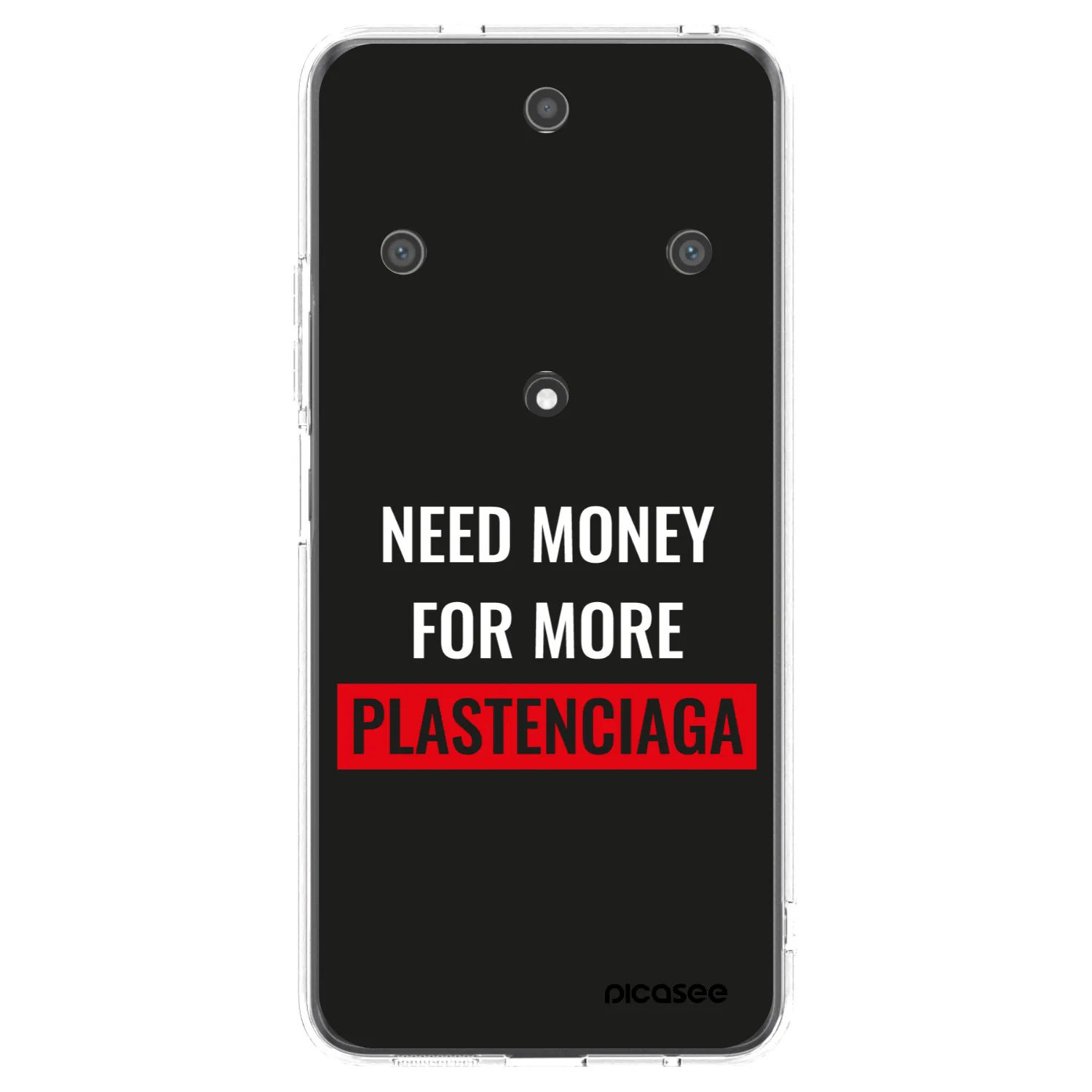 Picasee διαφανής θήκη σιλικόνης Honor Magic5 Lite 5G - More PLASTENCIAGA