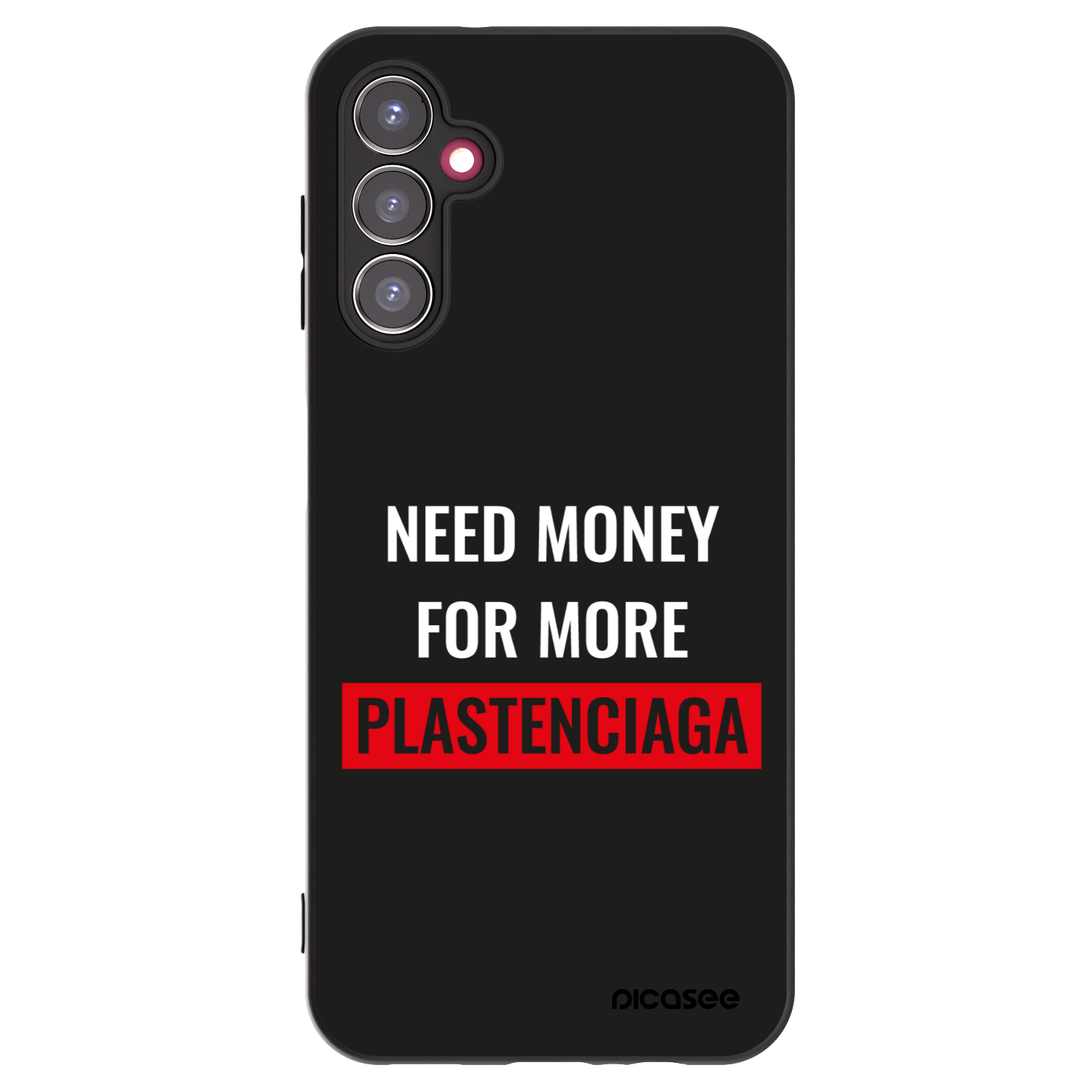 Picasee Μαύρη θήκη σιλικόνης για Samsung Galaxy A14 5G A146P - More PLASTENCIAGA