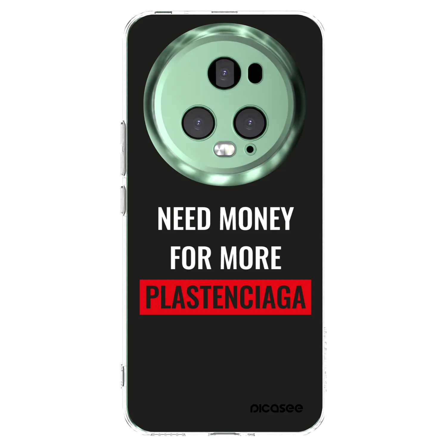 Picasee διαφανής θήκη σιλικόνης Honor Magic5 Pro - More PLASTENCIAGA