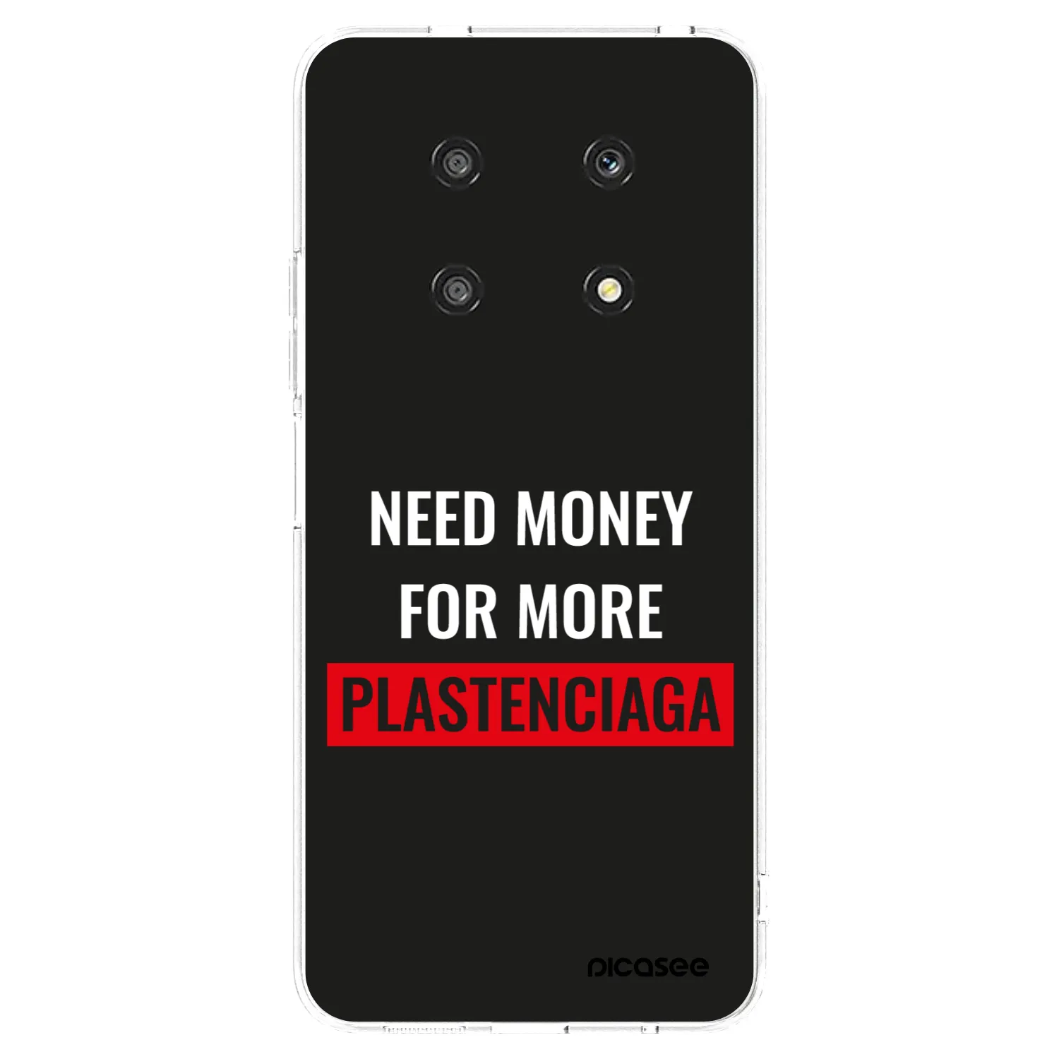 Picasee διαφανής θήκη σιλικόνης Honor Magic4 Lite 5G - More PLASTENCIAGA