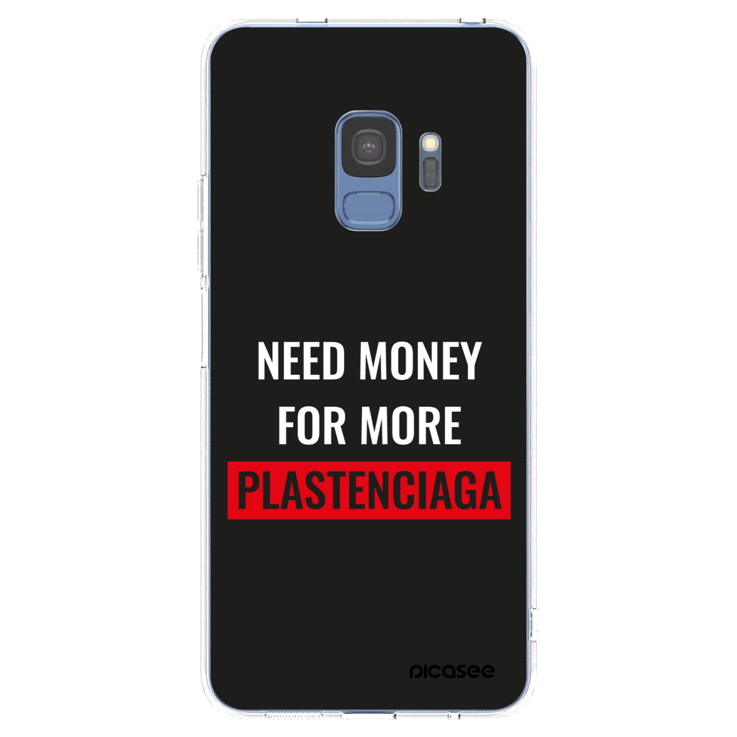 Picasee διαφανής θήκη σιλικόνης Samsung Galaxy S9 G960F - More PLASTENCIAGA