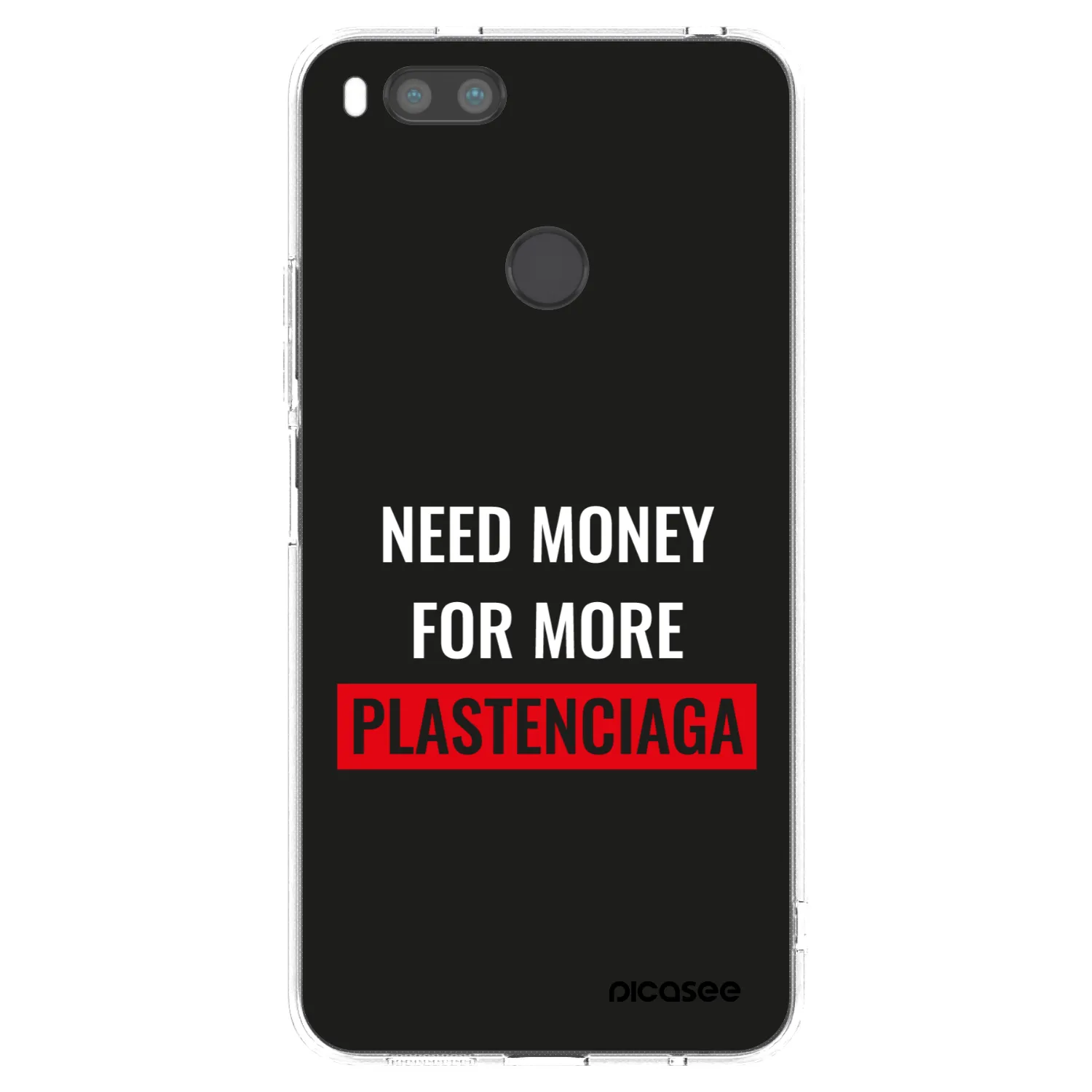 Picasee διαφανής θήκη σιλικόνης Xiaomi Mi A1 Global - More PLASTENCIAGA