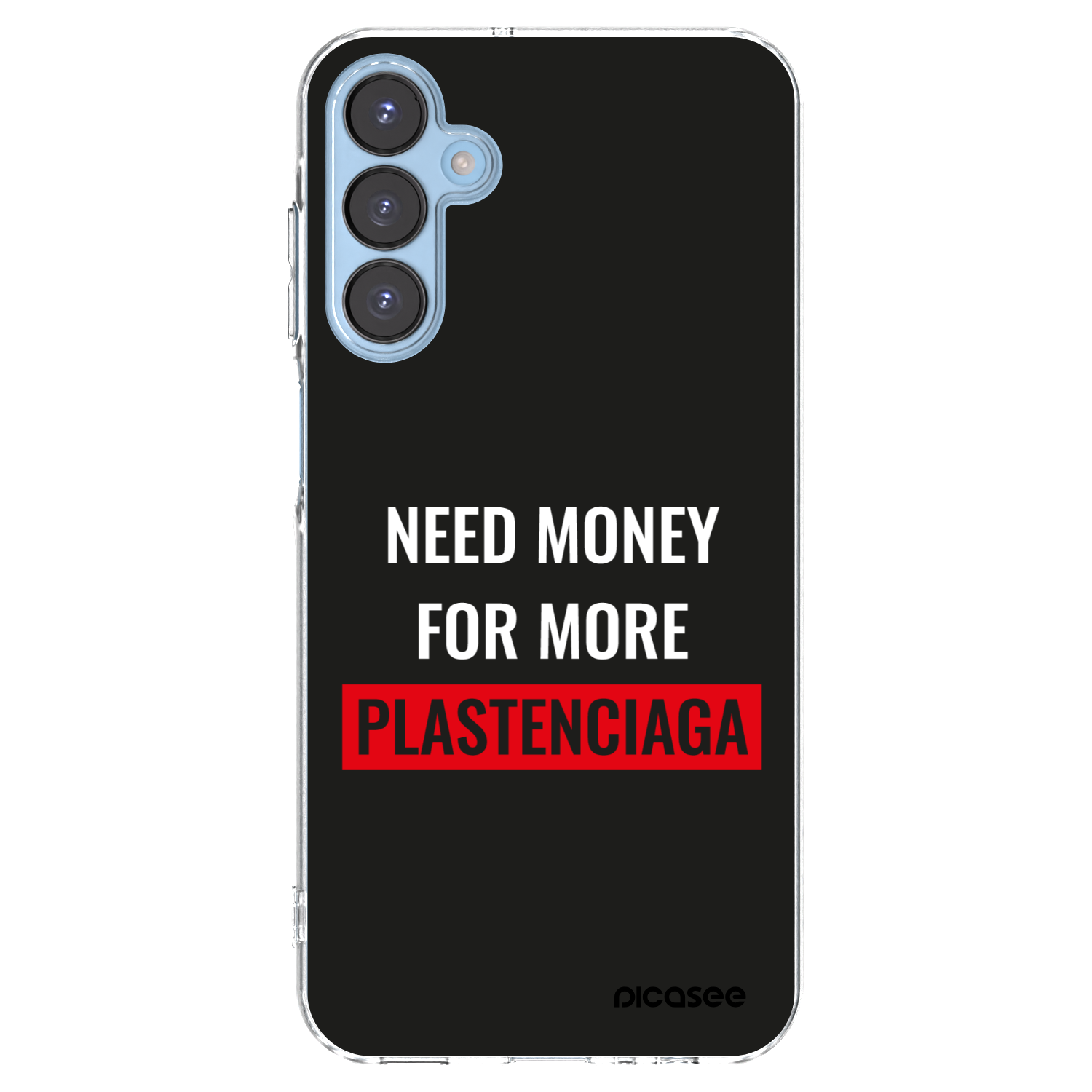 Picasee διαφανής θήκη σιλικόνης Samsung Galaxy A15 A156B 5G - More PLASTENCIAGA