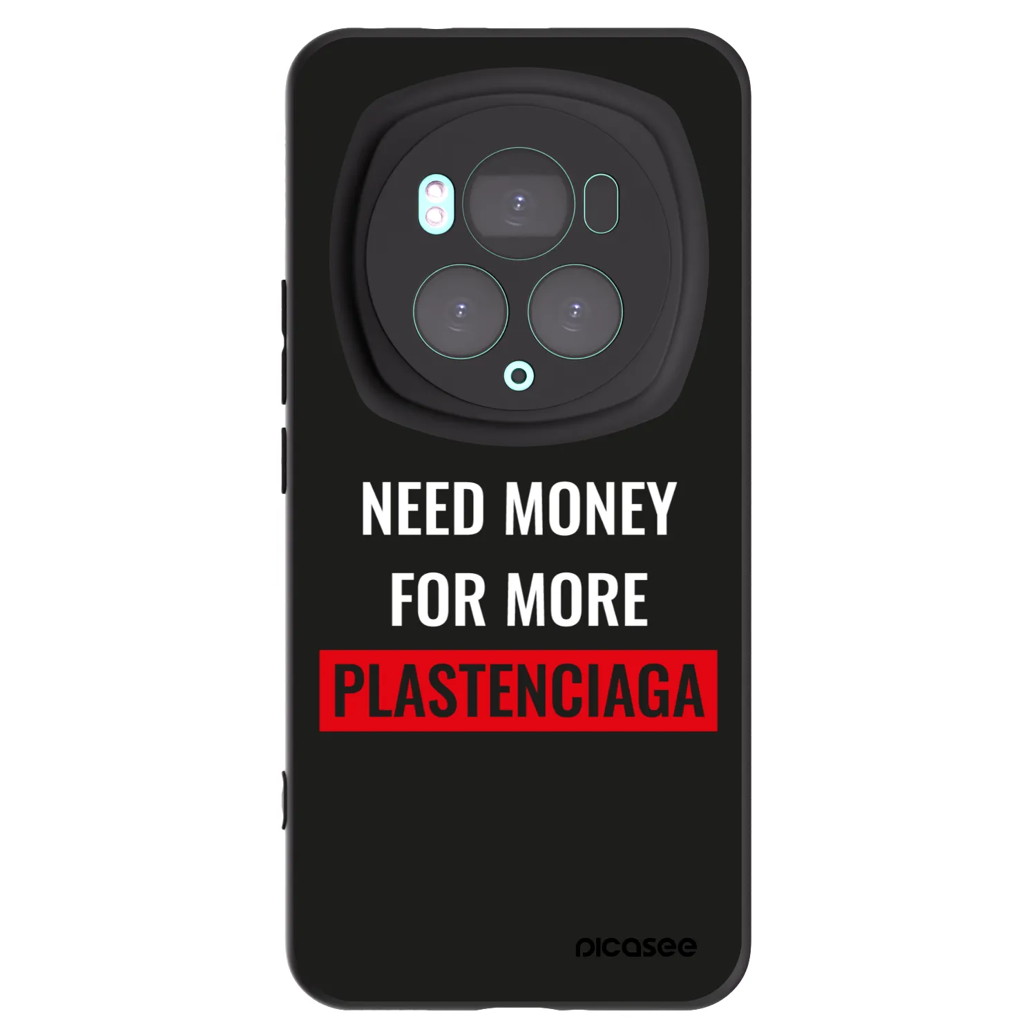 Picasee Μαύρη θήκη σιλικόνης για Honor Magic6 Pro - More PLASTENCIAGA