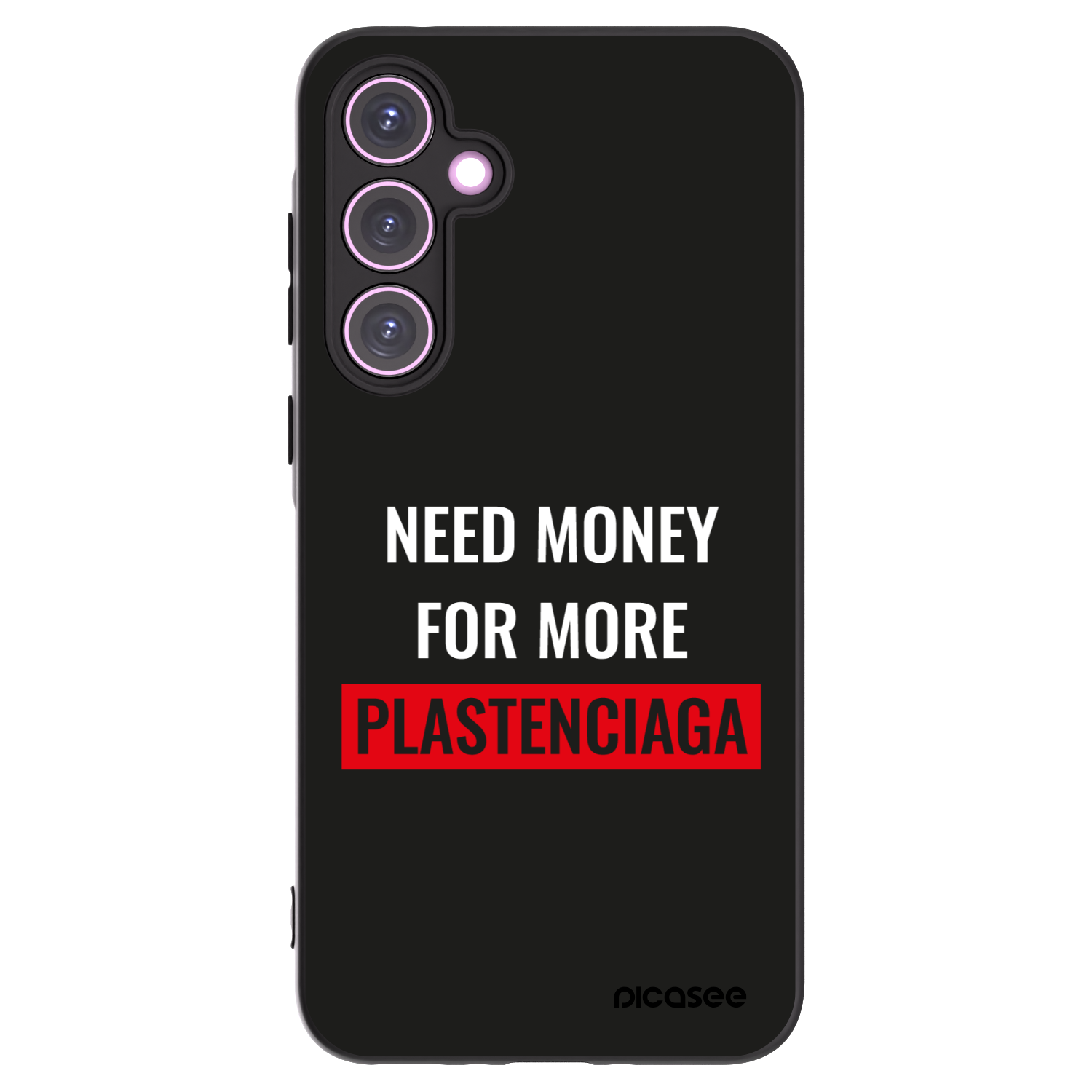 Picasee Μαύρη θήκη σιλικόνης για Samsung Galaxy A35 5G A356B - More PLASTENCIAGA