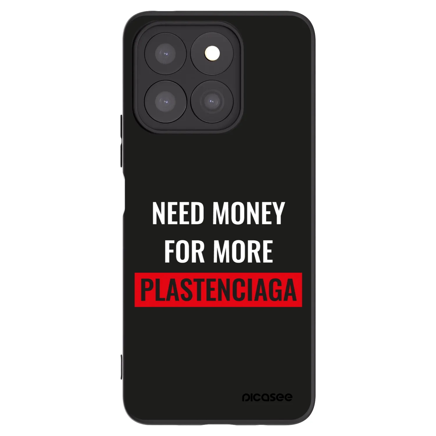 Picasee Μαύρη θήκη σιλικόνης για Honor X8b - More PLASTENCIAGA