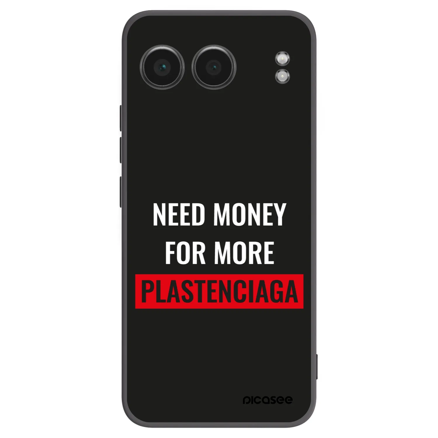 Picasee Μαύρη θήκη σιλικόνης για OnePlus Nord 4 - More PLASTENCIAGA