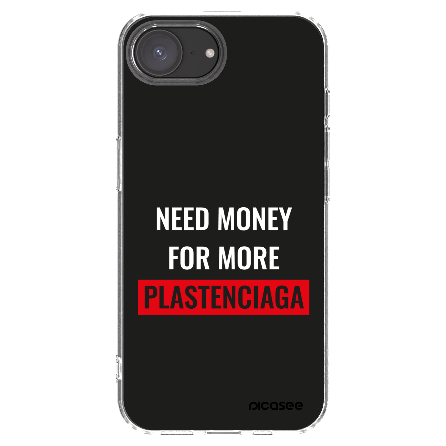 Picasee διαφανής θήκη σιλικόνης Apple iPhone 16e - More PLASTENCIAGA