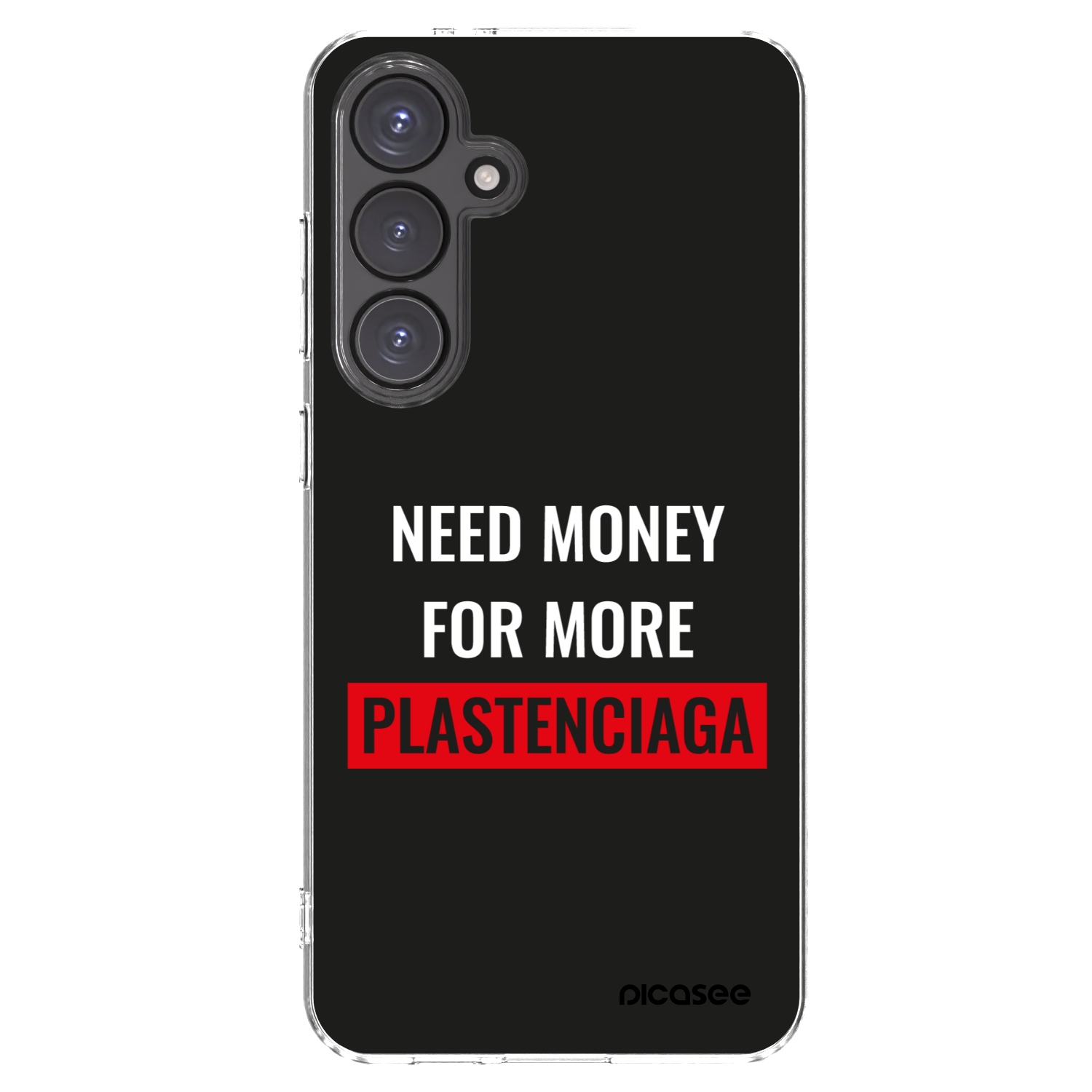 Picasee διαφανής θήκη σιλικόνης Samsung Galaxy S24 FE S721B - More PLASTENCIAGA