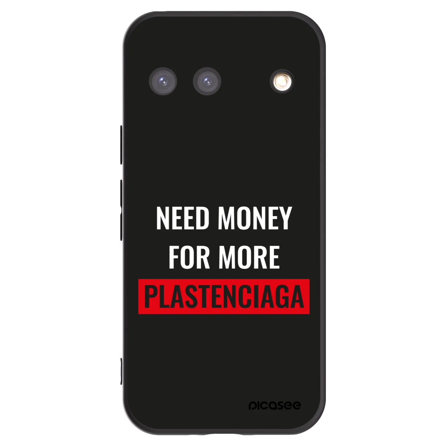 Picasee Μαύρη θήκη σιλικόνης για Google Pixel 9 - More PLASTENCIAGA