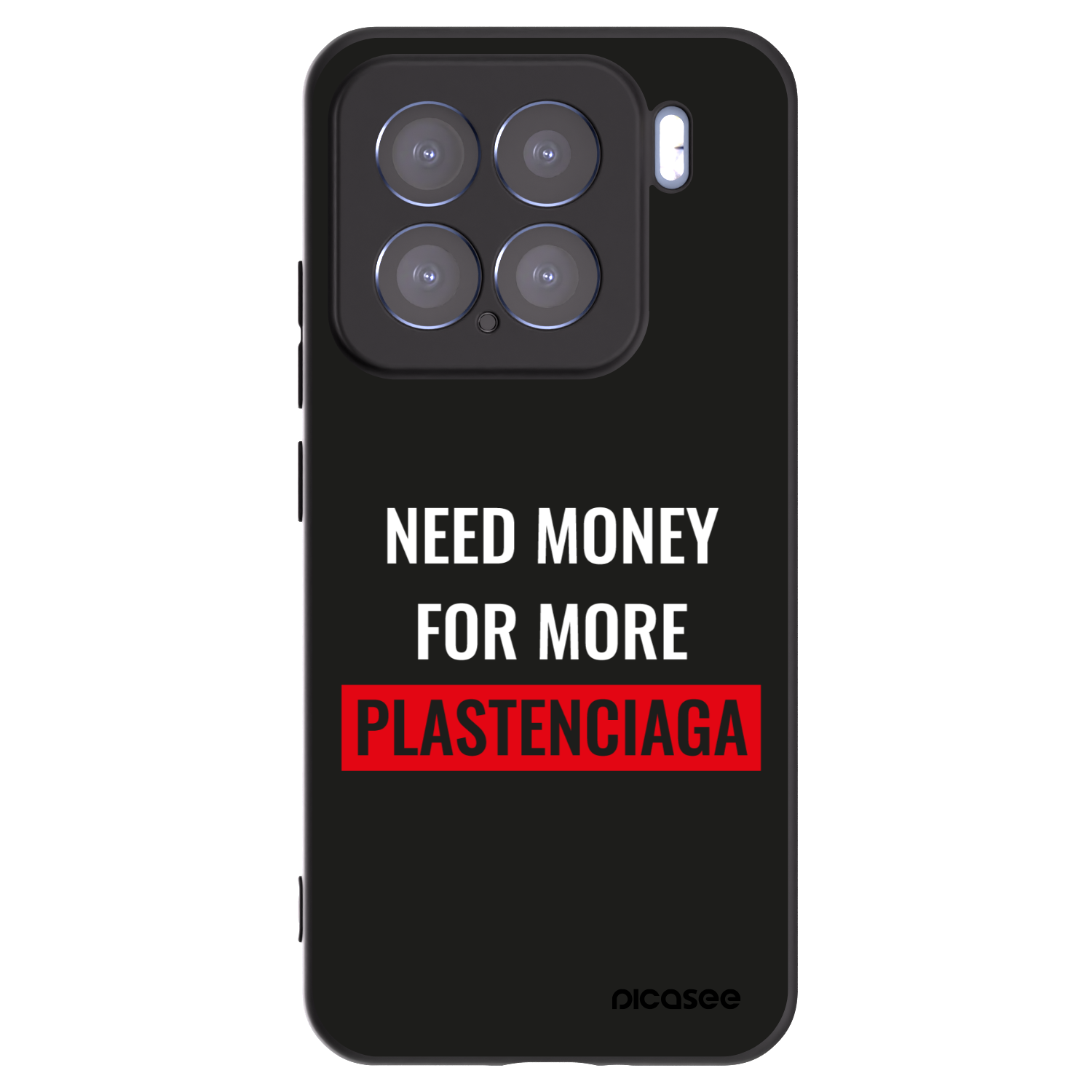 Picasee Μαύρη θήκη σιλικόνης για Xiaomi 15 - More PLASTENCIAGA