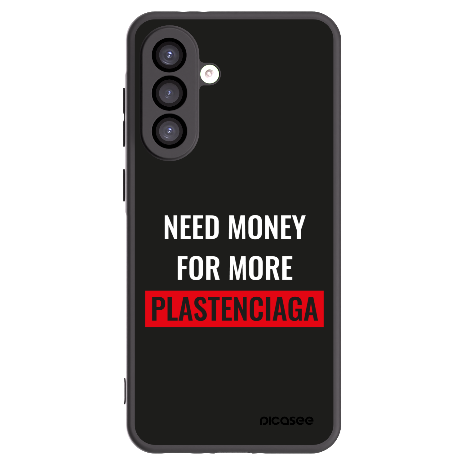 Picasee Μαύρη θήκη σιλικόνης για Samsung Galaxy A26 5G A266B - More PLASTENCIAGA