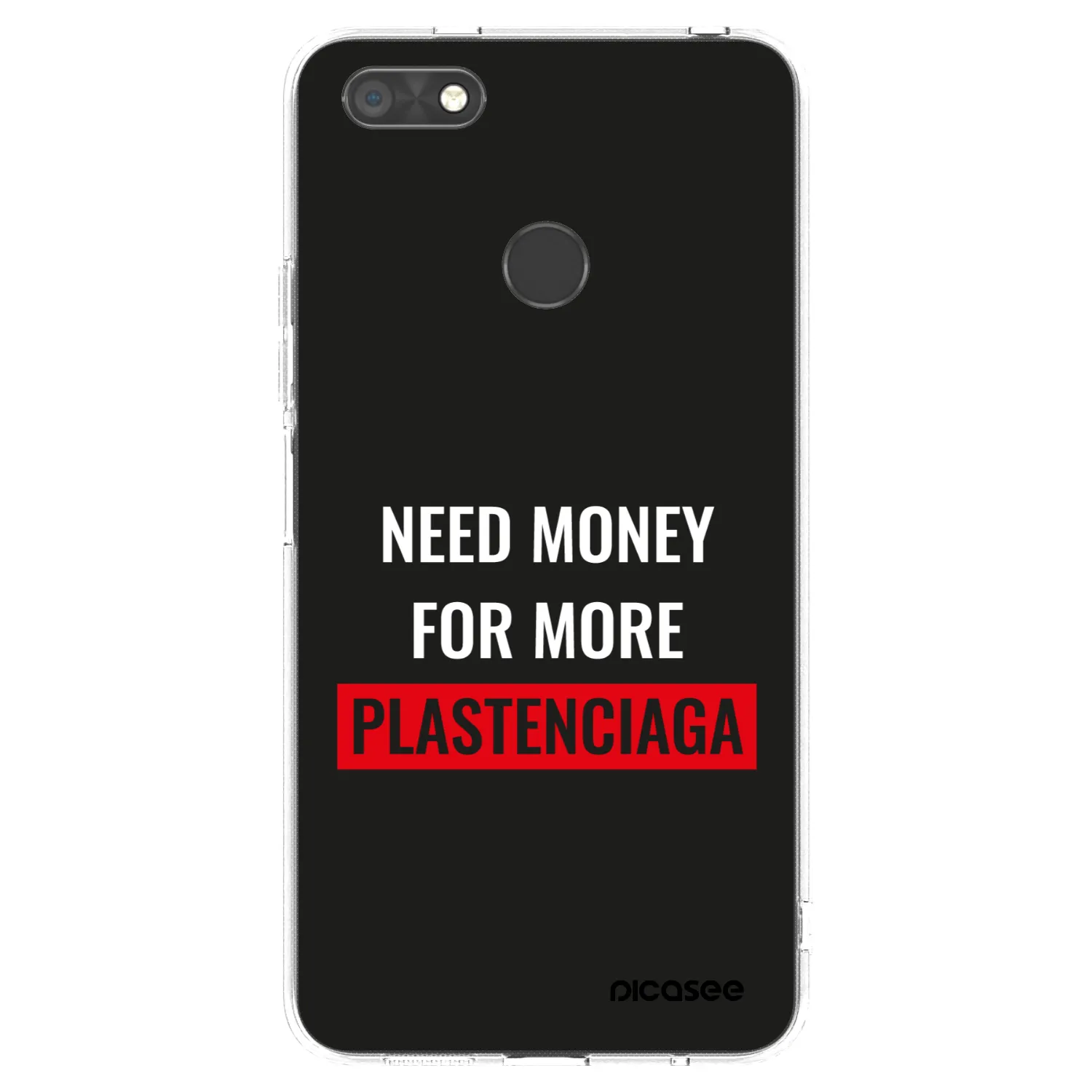 Picasee διαφανής θήκη σιλικόνης Huawei P9 Lite Mini - More PLASTENCIAGA