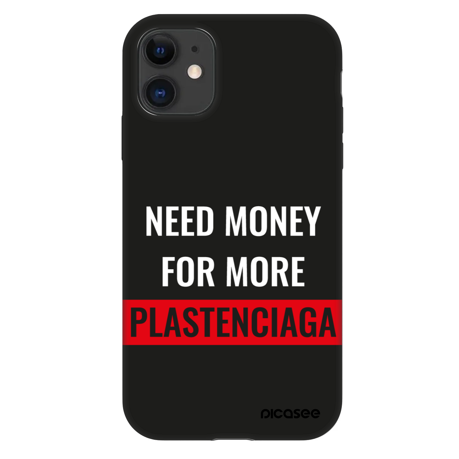 Picasee Fashion Case για Apple iPhone 11 - More PLASTENCIAGA