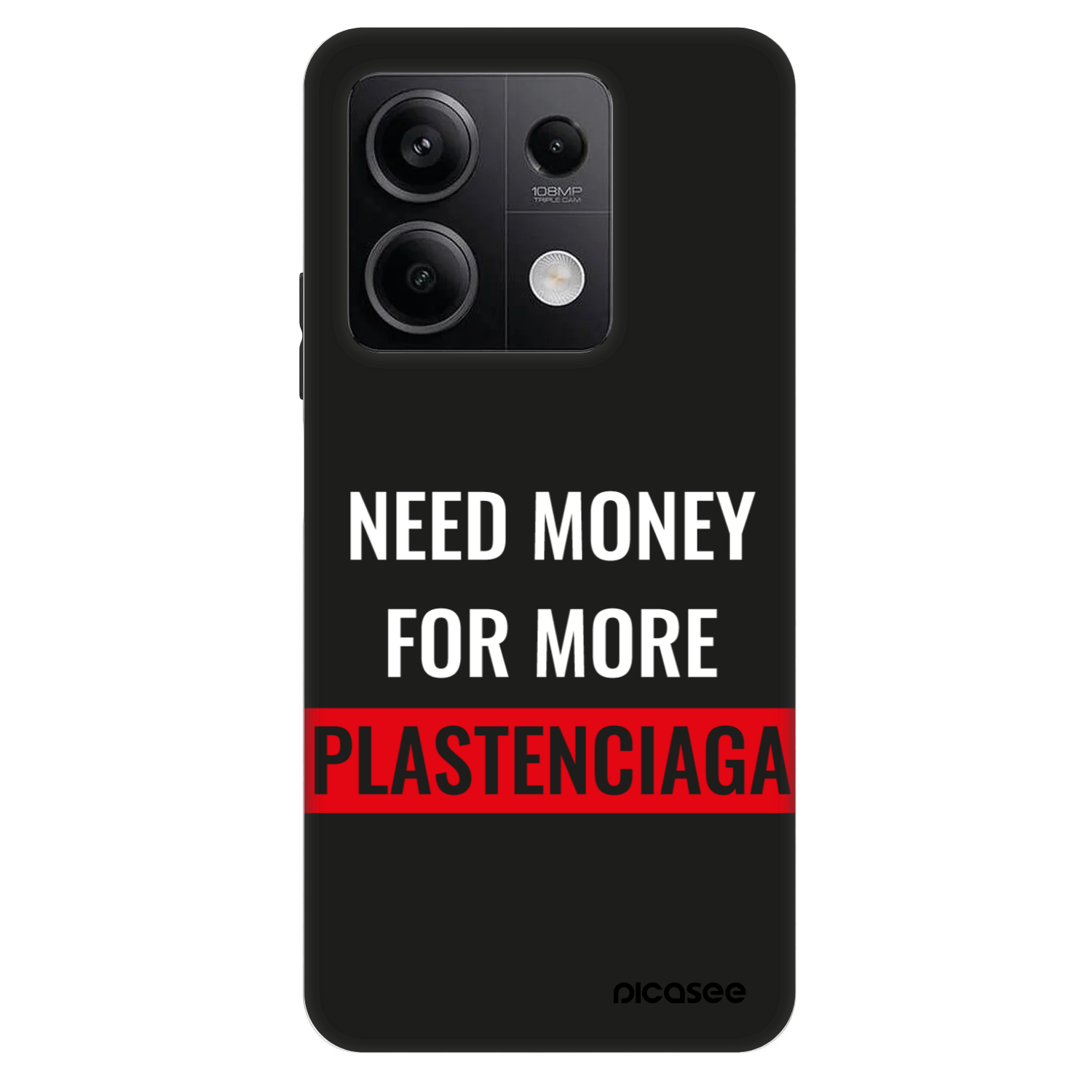 Picasee Fashion Case για Xiaomi Redmi Note 13 5G - More PLASTENCIAGA