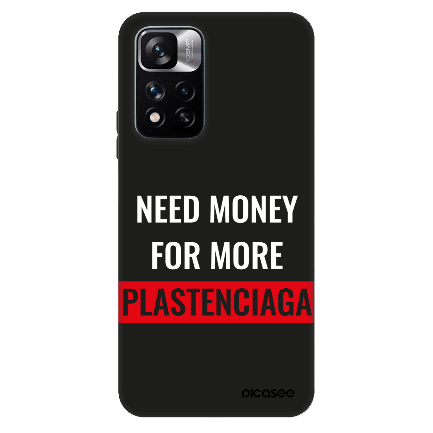 Picasee Fashion Case για Xiaomi Redmi Note 11 Pro - More PLASTENCIAGA