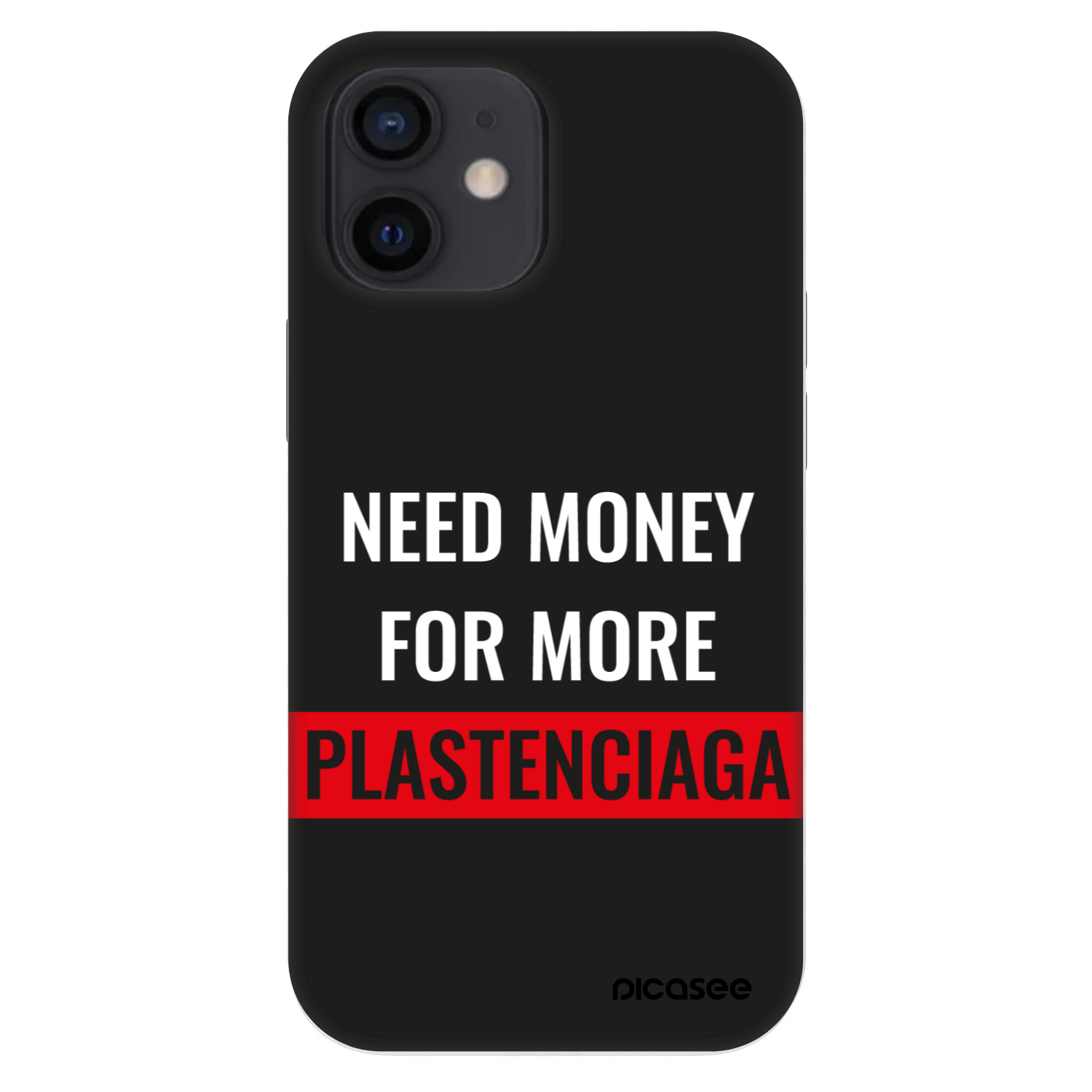 Picasee Fashion Case για Apple iPhone 12 mini - More PLASTENCIAGA