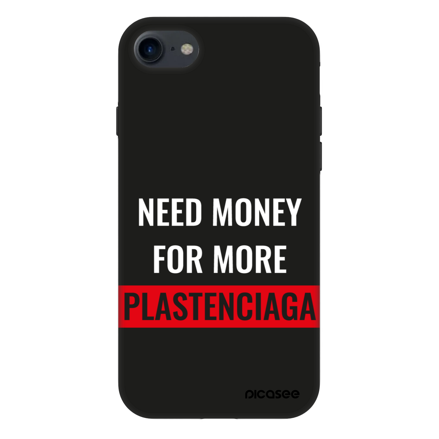 Picasee Fashion Case για Apple iPhone SE 2020 - More PLASTENCIAGA