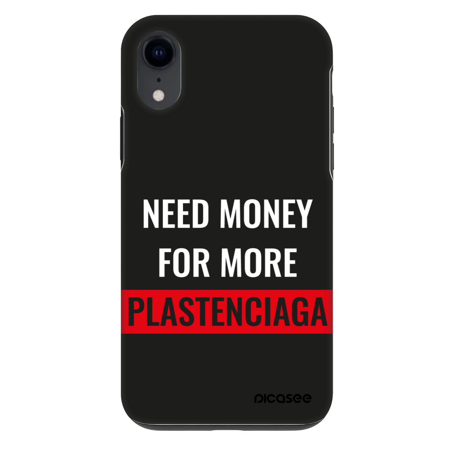 Picasee Fashion Case για Apple iPhone XR - More PLASTENCIAGA