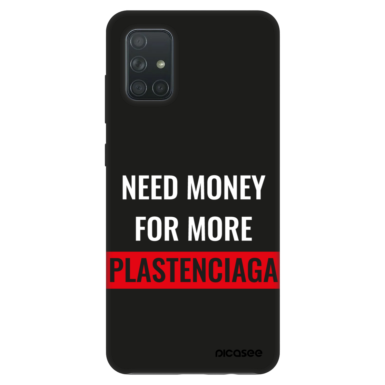 Picasee Fashion Case για Samsung Galaxy A71 A715F - More PLASTENCIAGA