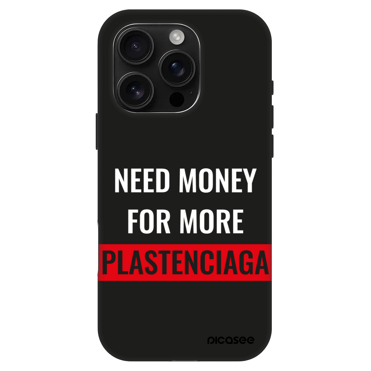 Picasee Fashion Case MagSafe για Apple iPhone 16 Pro - More PLASTENCIAGA