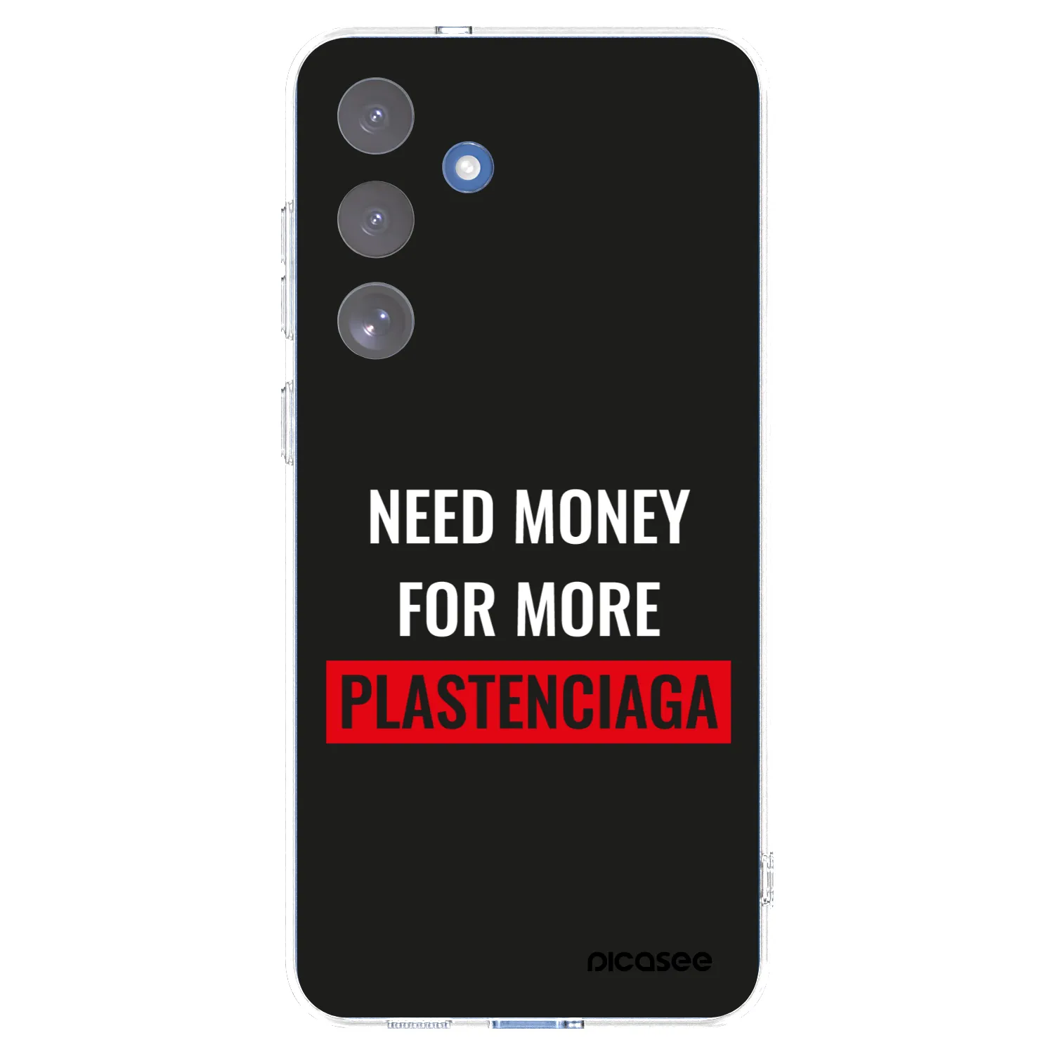 Picasee διαφανής θήκη σιλικόνης Samsung Galaxy S25 FE 5G - More PLASTENCIAGA