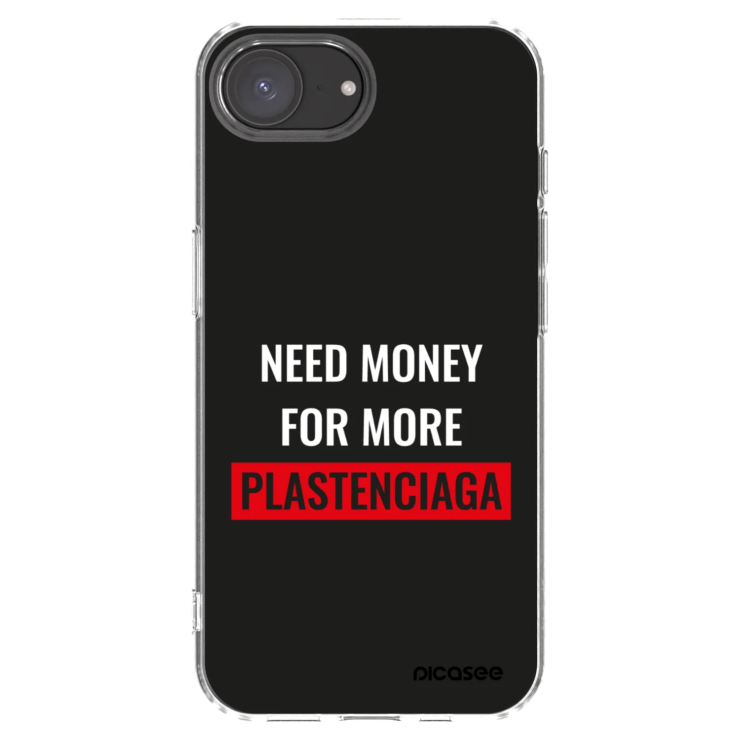 Picasee διαφανής θήκη σιλικόνης Apple iPhone 17e - More PLASTENCIAGA