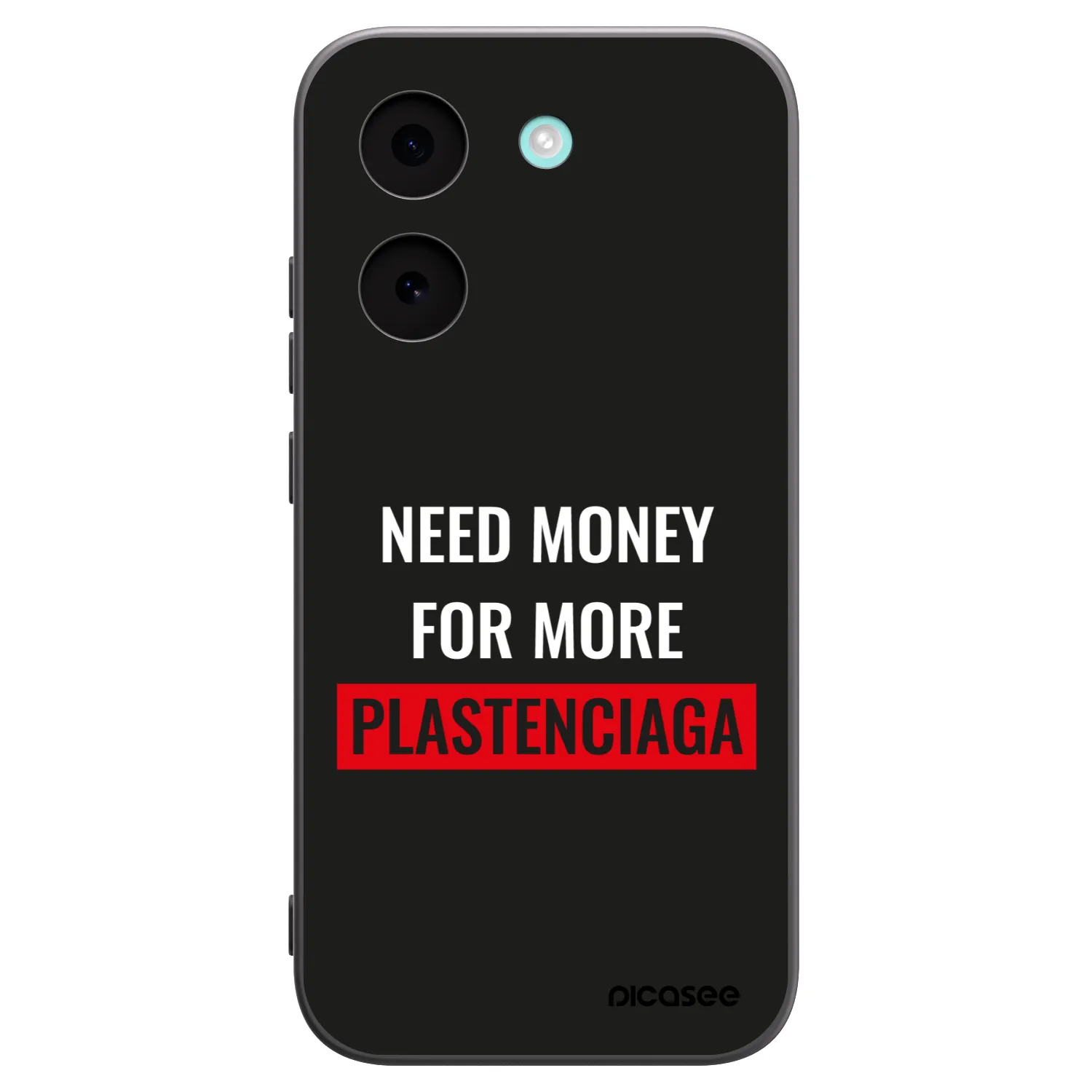 Picasee Μαύρη θήκη σιλικόνης για Xiaomi Poco X8 Pro - More PLASTENCIAGA