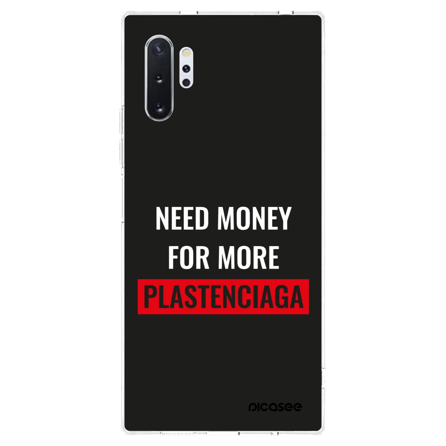 Picasee διαφανής θήκη σιλικόνης Samsung Galaxy Note 10+ N975F - More PLASTENCIAGA