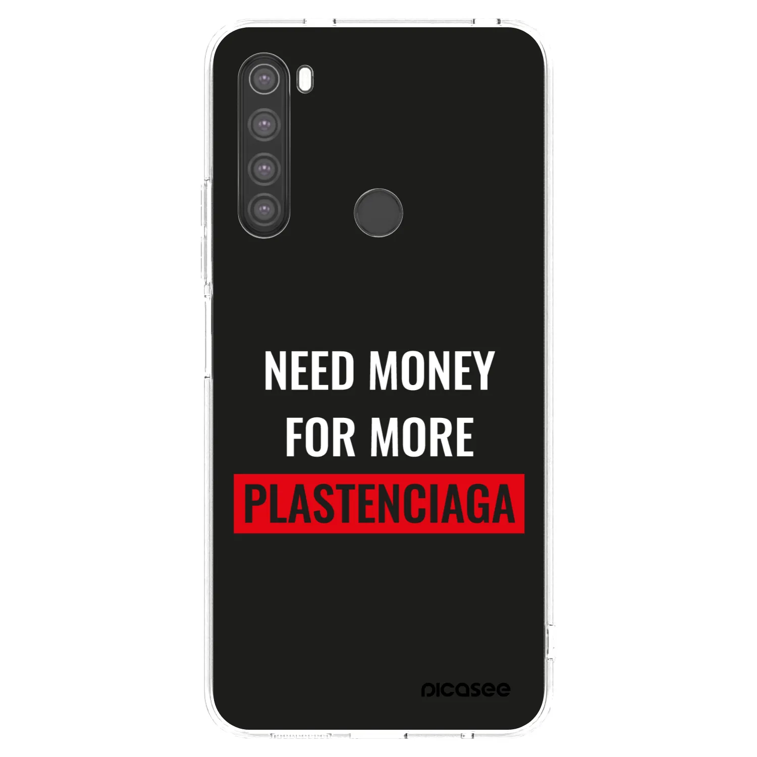 Picasee διαφανής θήκη σιλικόνης Xiaomi Redmi Note 8 - More PLASTENCIAGA