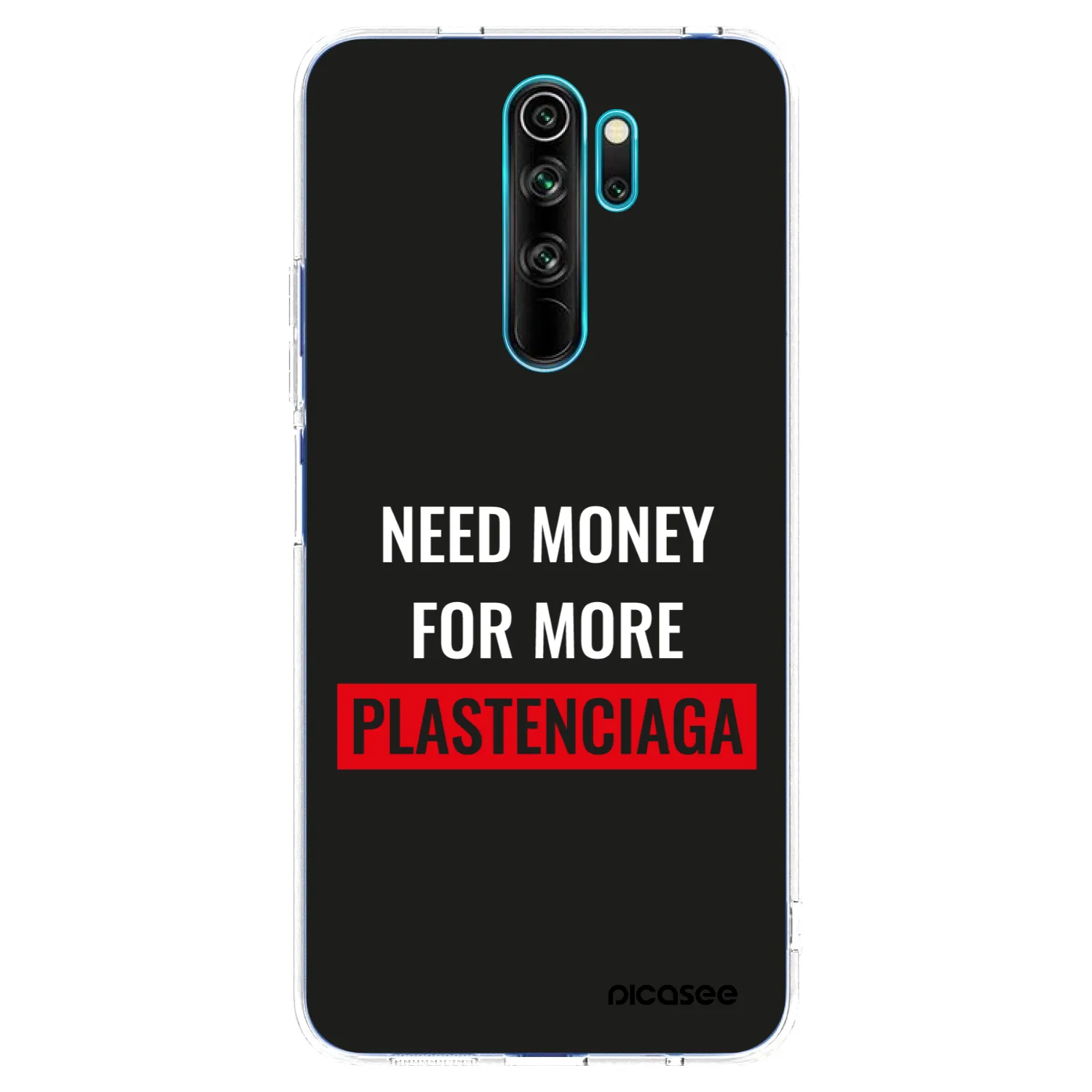 Picasee διαφανής θήκη σιλικόνης Xiaomi Redmi Note 8 Pro - More PLASTENCIAGA