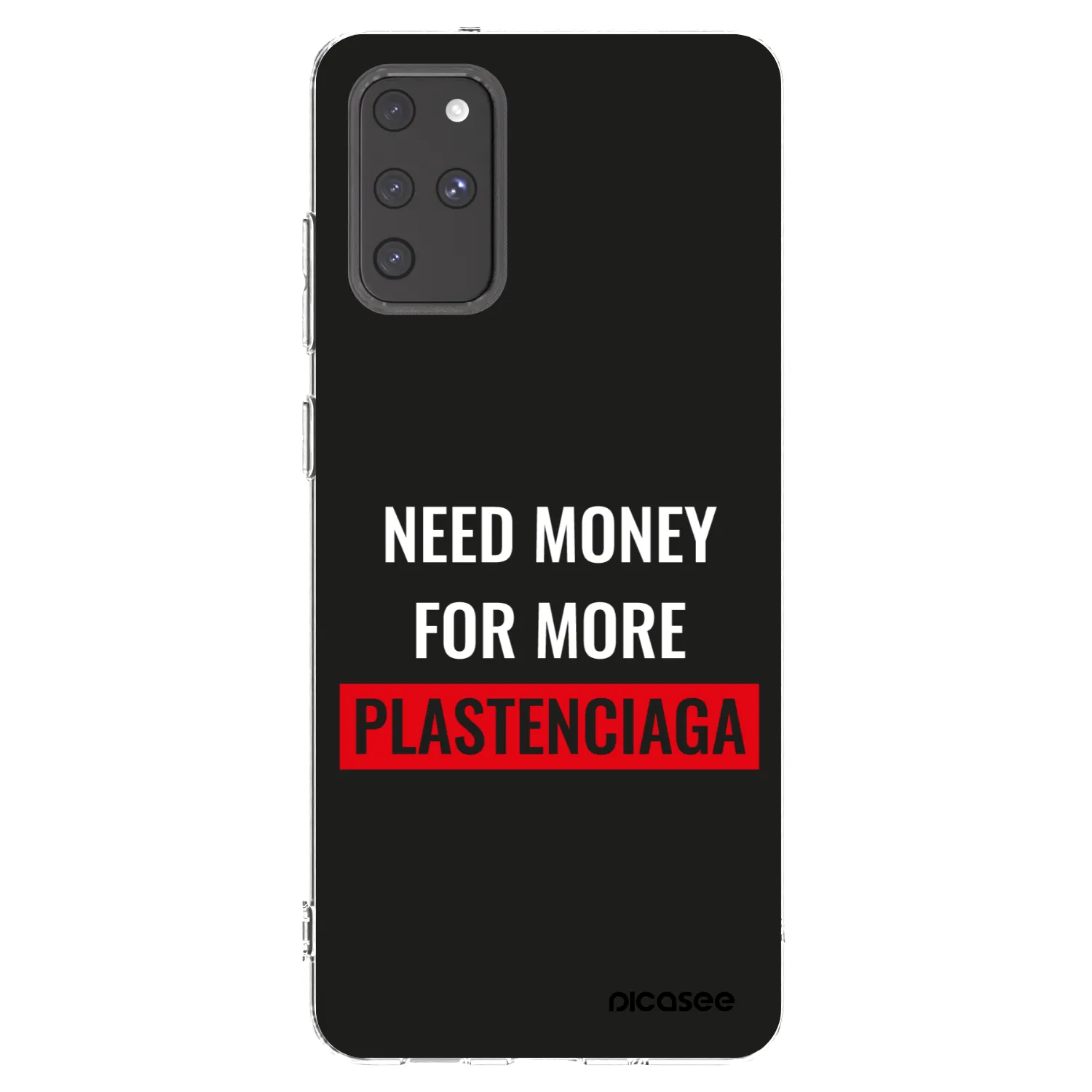 Picasee διαφανής θήκη σιλικόνης Samsung Galaxy S20+ G985F - More PLASTENCIAGA