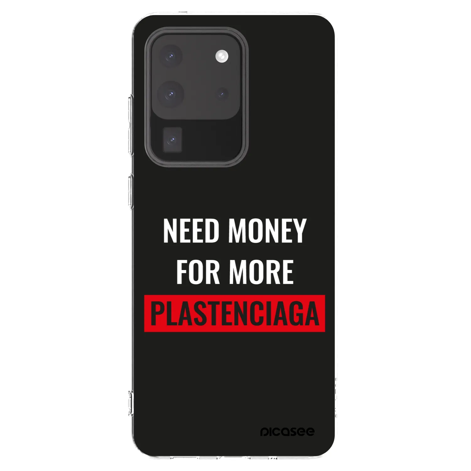 Picasee διαφανής θήκη σιλικόνης Samsung Galaxy S20 Ultra 5G G988F - More PLASTENCIAGA
