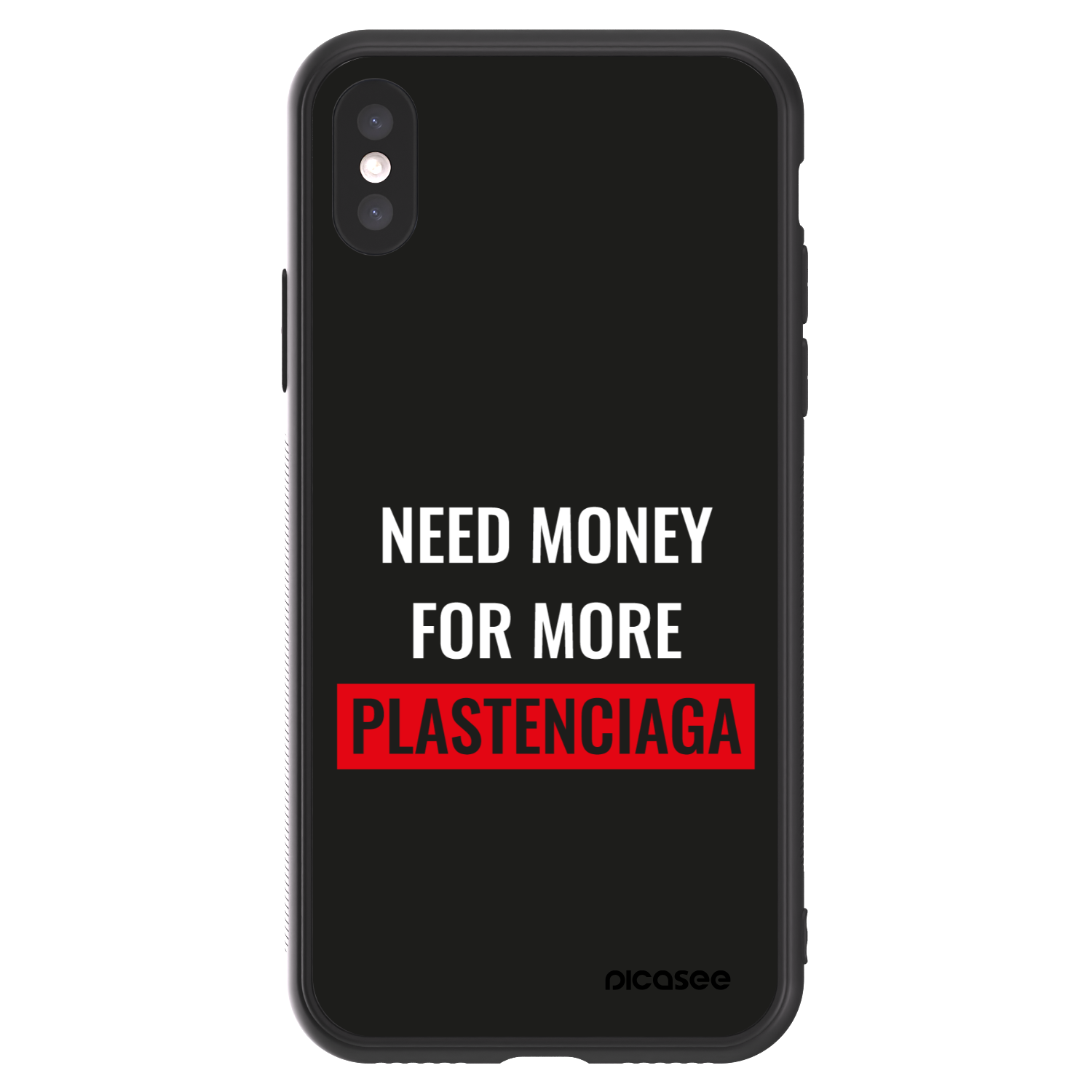 Picasee ULTIMATE CASE για Apple iPhone X/XS - More PLASTENCIAGA