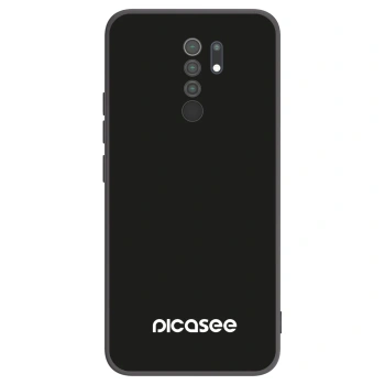 Picasee Μαύρη θήκη σιλικόνης για Xiaomi Redmi 9 - Picasee