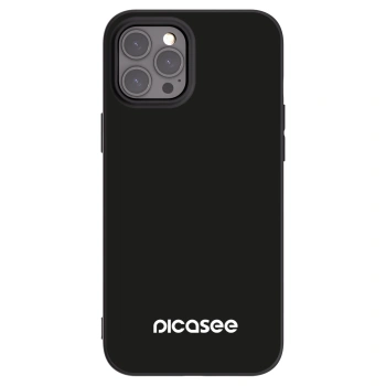 Picasee Μαύρη θήκη σιλικόνης για Apple iPhone 12 Pro Max - Picasee