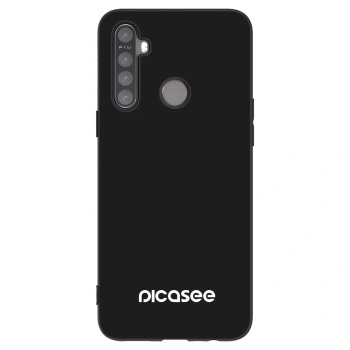 Picasee Μαύρη θήκη σιλικόνης για Realme 5 - Picasee