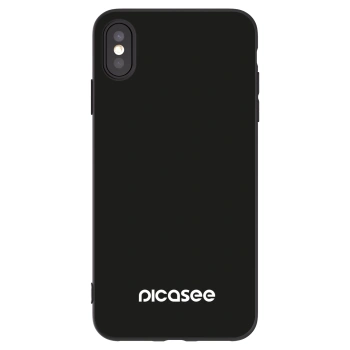 Picasee Μαύρη θήκη σιλικόνης για Apple iPhone XS Max - Picasee
