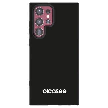 Picasee Μαύρη θήκη σιλικόνης για Samsung Galaxy S22 Ultra 5G - Picasee