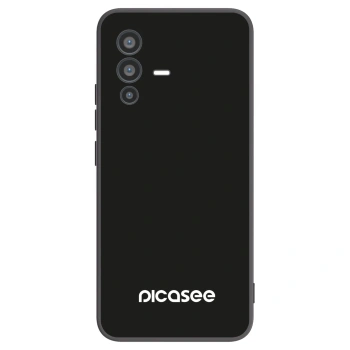 Picasee Μαύρη θήκη σιλικόνης για Vivo V23 5G - Picasee