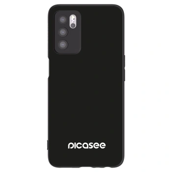 Picasee Μαύρη θήκη σιλικόνης για OPPO A16 - Picasee