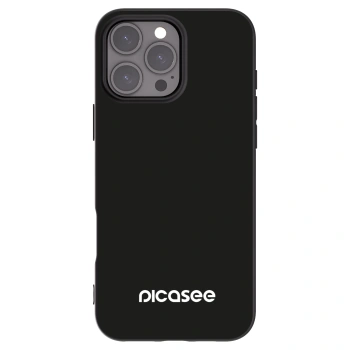 Picasee Μαύρη θήκη σιλικόνης για Apple iPhone 16 Pro Max - Picasee