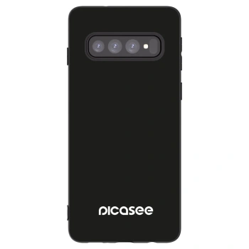 Picasee Μαύρη θήκη σιλικόνης για Samsung Galaxy S10 G973 - Picasee