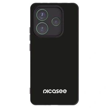 Picasee Μαύρη θήκη σιλικόνης για Xiaomi Redmi Note 14 5G - Picasee
