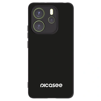 Picasee Μαύρη θήκη σιλικόνης για Xiaomi Redmi Note 14 4G - Picasee