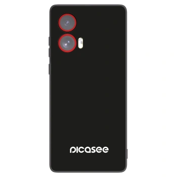 Picasee Μαύρη θήκη σιλικόνης για Motorola Edge 50 Fusion - Picasee