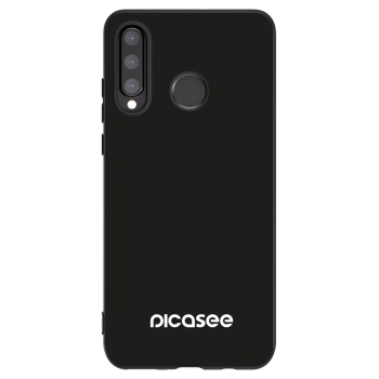 Picasee Μαύρη θήκη σιλικόνης για Huawei P30 Lite - Picasee